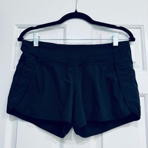 Lululemon Athletica Black Speed Up Shorts